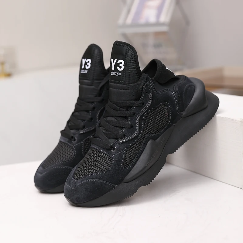 Breathable Men Leather Casual Shoes Retro Summer Sport Shoes Genuine Leather Man Black Daddy Shoes Jogging Sneaker Male Trainers