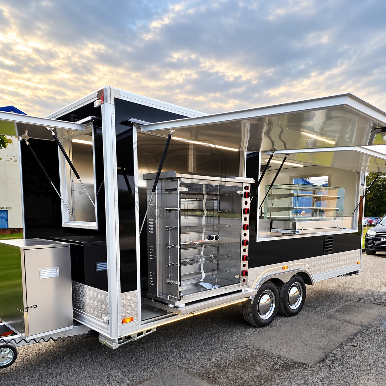 Food Trailer for Sale Food Trailer with Full Kitchen Street Food Trailer USA EU Standard for Coffee Burger