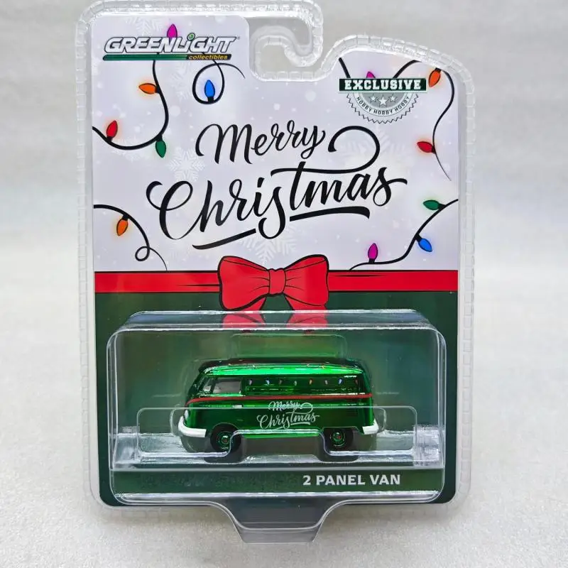 

GREENLIGHT 1:64 ПАНЕЛЬ ФУРГОН Рождественское покрытие специальное издание Коллекция литого под давлением сплава модель автомобиля украшение подарок