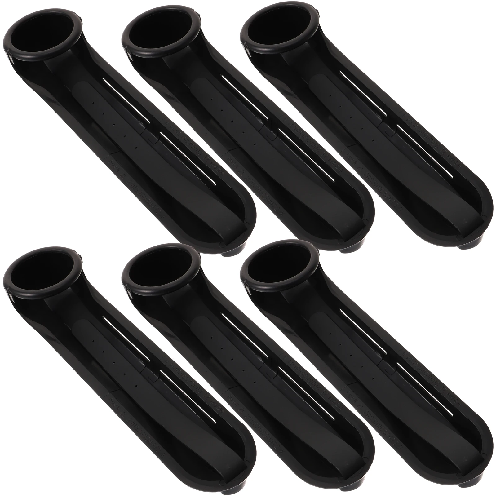 6pcs Billiard Ball Track Snooker Supplies Goal Pool Table Accessory Dropping Track Durable Plastic Easy Installation Accurate