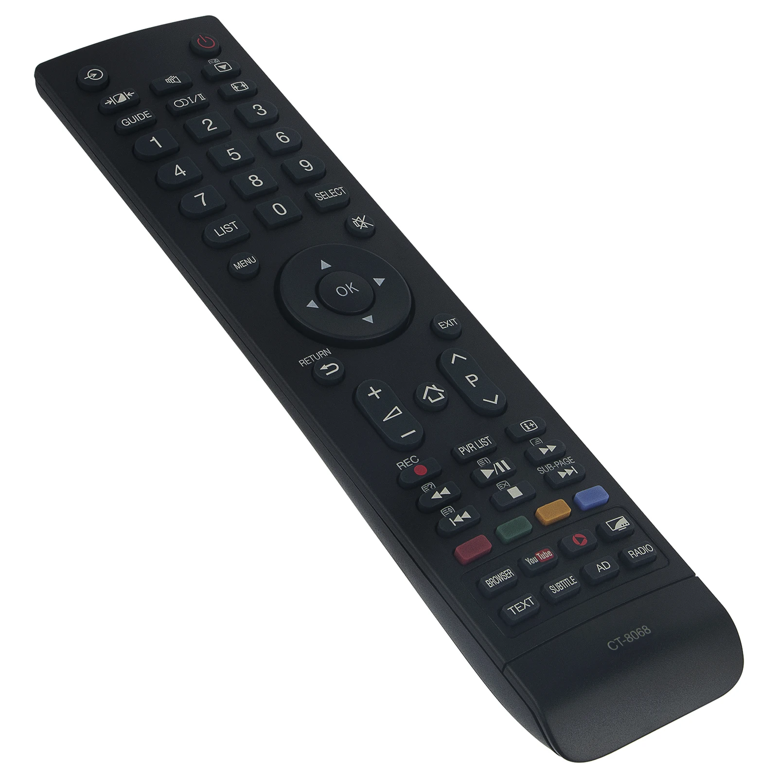 New CT-8068 Replaced Remote Control Fit For Toshiba TV Remote Control 55L5650 32L5650 YouTube