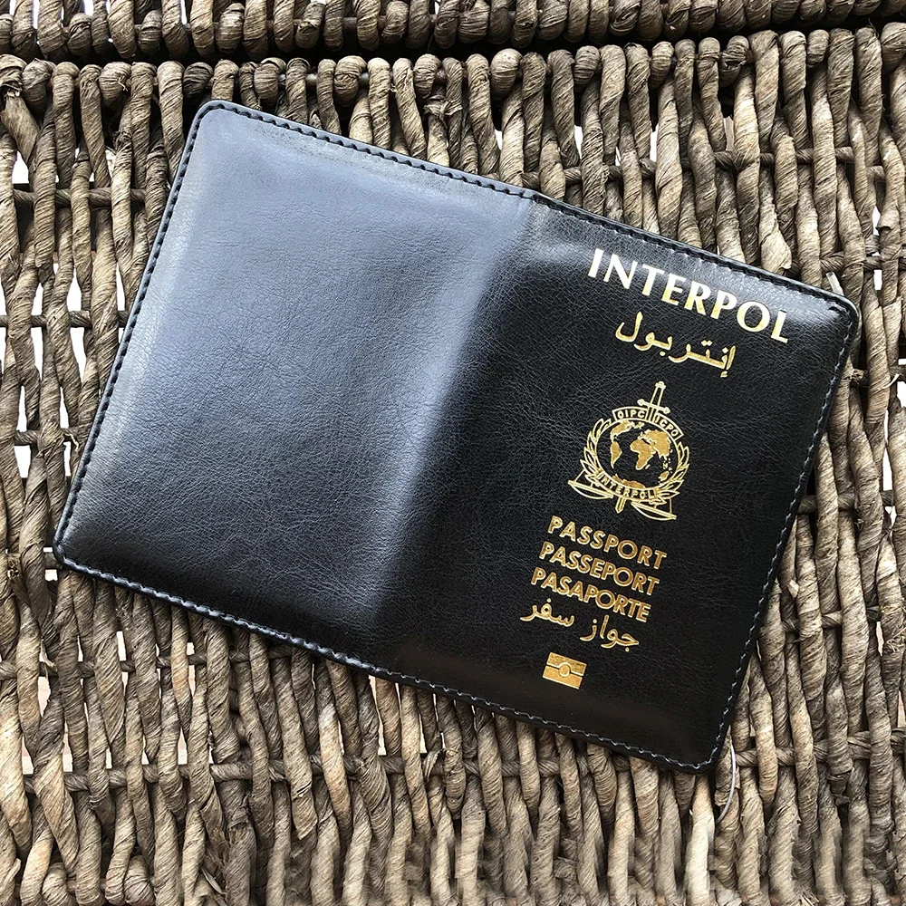 International Interpol Passport Cover Document