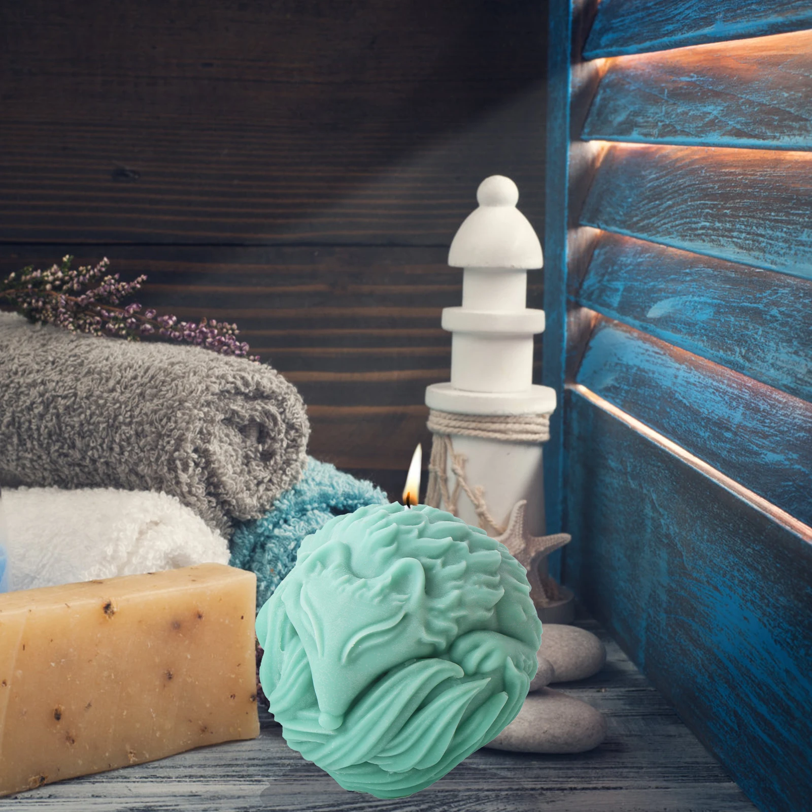 

Fox Mold Silicone Molds for Soap Creative Casting Crystal Wax Resin Silica Gel Making