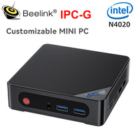 Beelink Fanless Customizable Mini PC IPC-G Intel Celeron N4020 up to 2.8GHz DDR4 SSD Dual 1000 LAN Wifi5 Industrial Computer