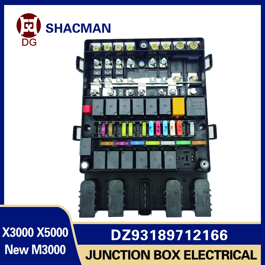 

Truck Central Fuse Box DZ93189712166 Delong New M3000S/X5000 Chassis Junction Box Relay Fuse Box