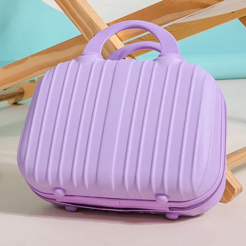 Portable Large Capacity Cosmetic Box Bag Waterproof 14In Cosmetic Storage Bag Moisture-Proof Wash Bag Suitcase for Home Travel