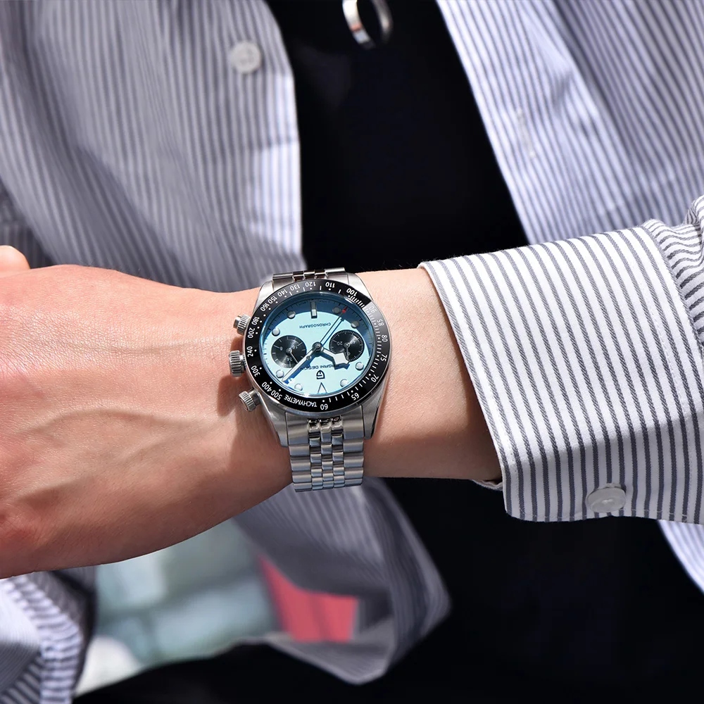 

PAGANI DESIGN 2025 new BB Panda men's light luxury quartz watch top Sapphire Vk34 men's chronograph stainless steel 10BAR sports