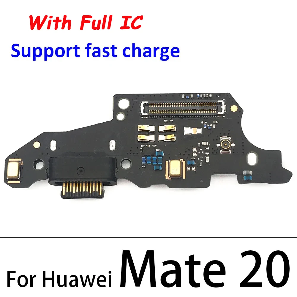 Puerto de carga USB, Conector de base, placa de carga, Cable flexible con Micro para Huawei Mate 9, 10, 20, 30 Lite Pro 20X