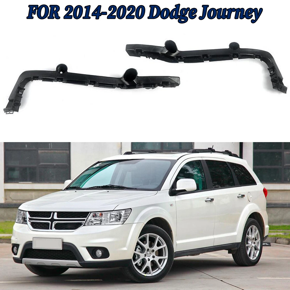 

68190681AD Rear Bumper Brackets Cover Support Mounting For Dodge Journey 2014 2015 2016 2017 2018 2019 2020 68190680AD