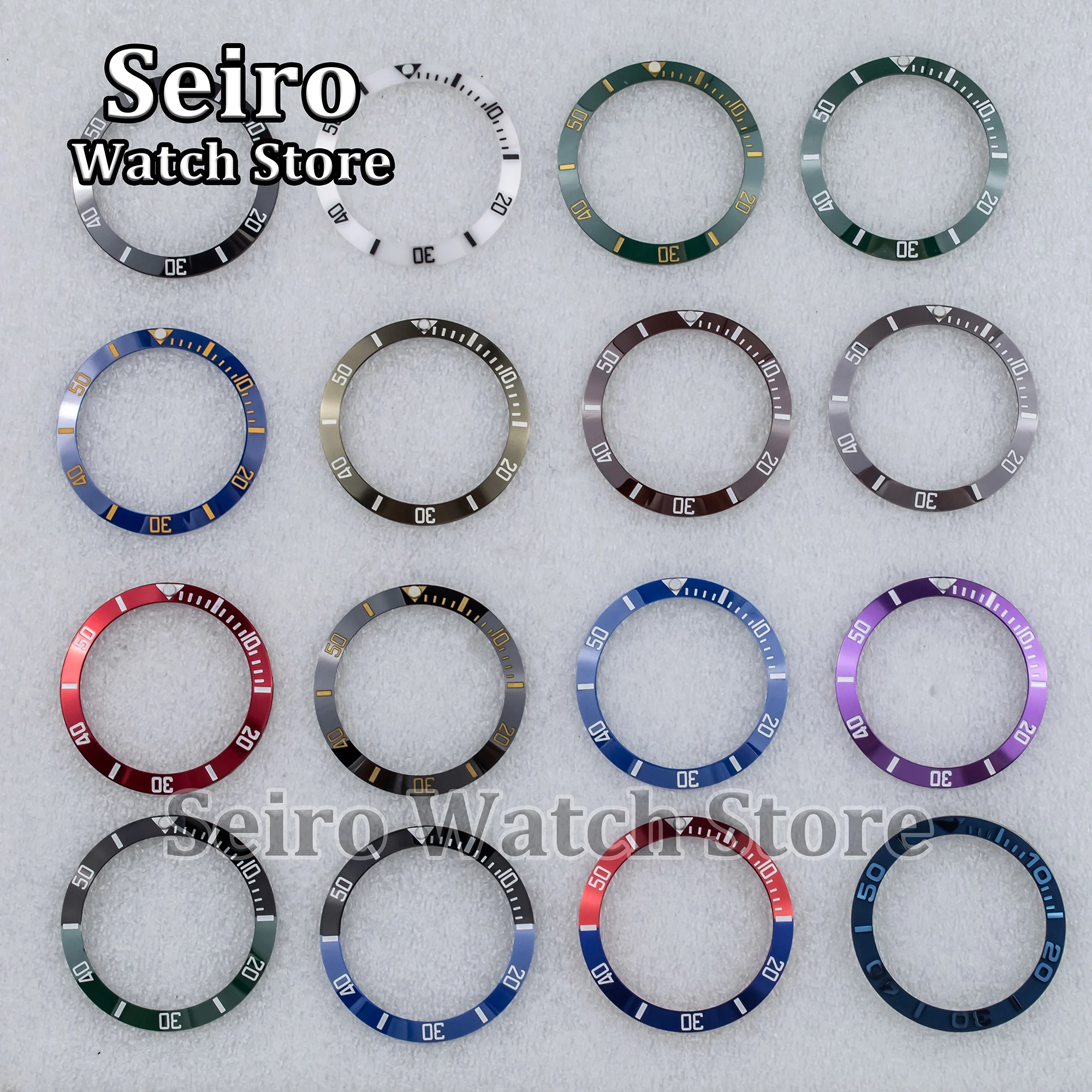 

NH35 Watch Bezel 38MM Ceramic Range Ring for SUB Watch Accessories Modification Parts Replacements Repair Tools