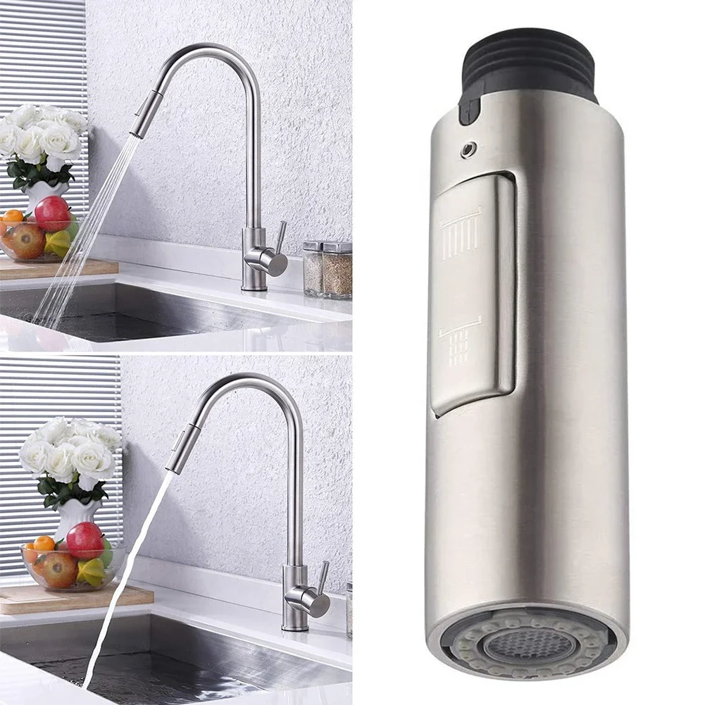 Pull Out Spray Shower Head Tap Sprayer Faucet Connector G1/2'' Kitchen Sink Pull-out Faucet Nozzle Replacement Kitchen Accessory