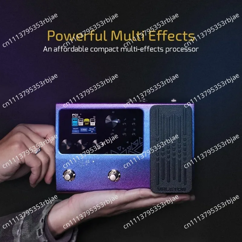 140 Built-in Effect Loop, Multi Language Expression Pedal Gradient Color, Brand New Valeton GP-100 Multi Guitar Effect Processor