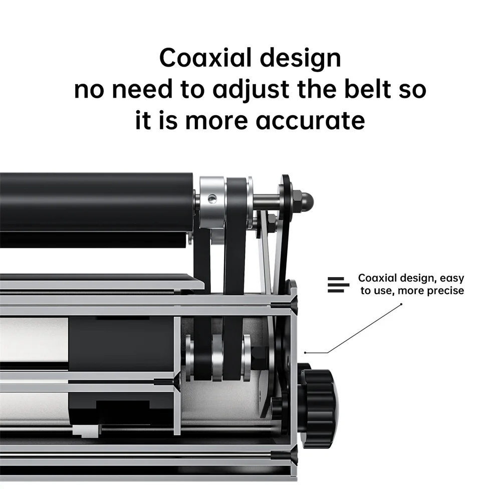 ATOMSTACK R3 Pro Roller For Cylindrical Irregular Objects 360° Rotating Engraving Compatible With 95% Laser Engraver Machine