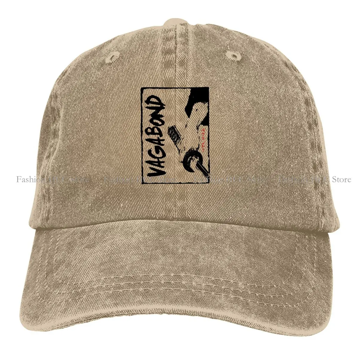 VAGABOND MUSASHI Baseball Caps Peaked Cap Miyamoto Musashi Japanese Samurai Sun Shade Hats Men Women