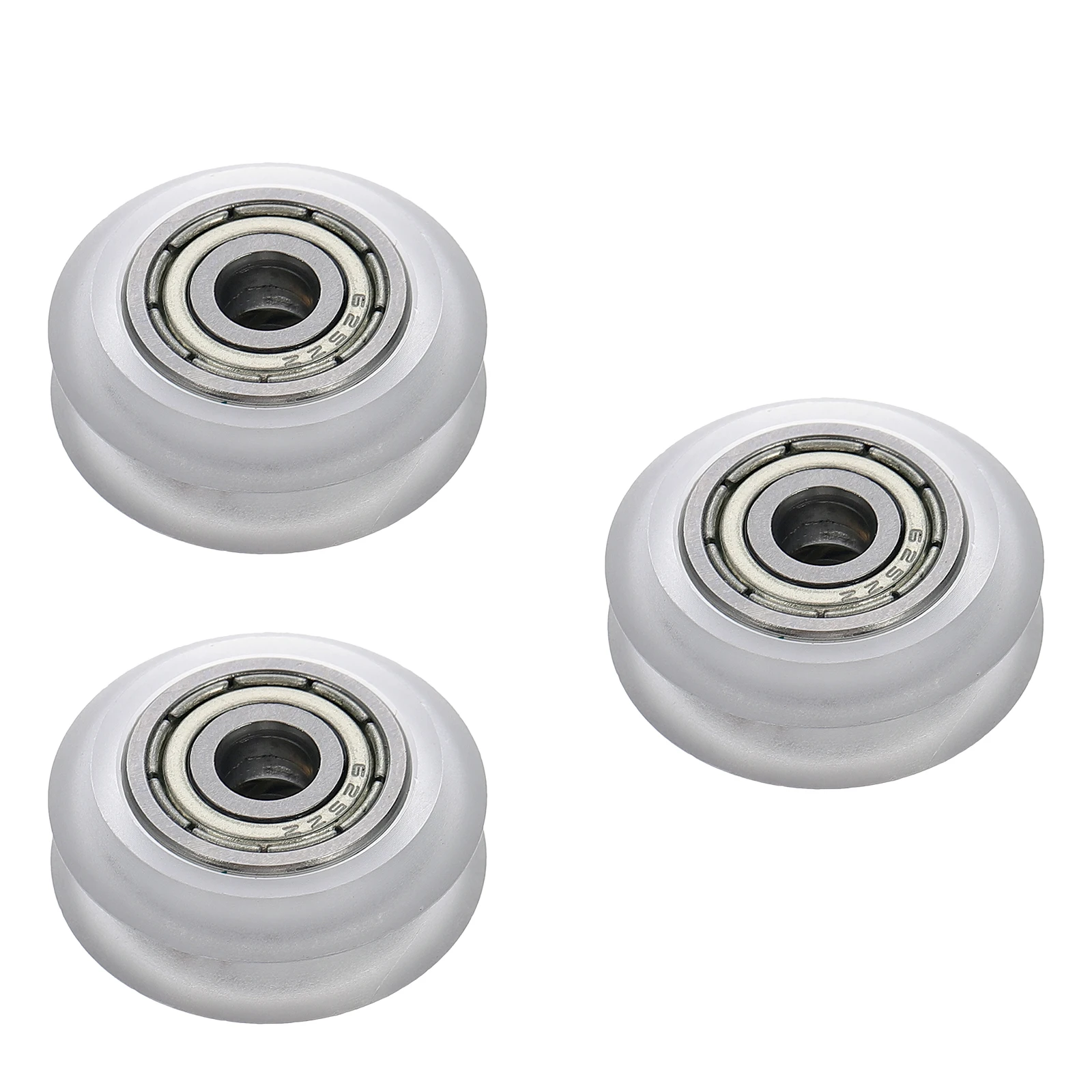 

3pcs 3D Printer Wheel Accessories Passive 3D Printer Roller Wheels Round Gear Pulley Roller Parts Plastic Bearings Smooth