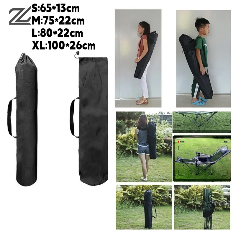 1pcs Outdoor Chair Travel Portable Folding Chair Storage Bag Camping Chair Nylon Cloth Drawstring Pockets Bag Organizer