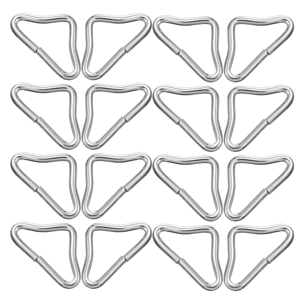 

25pcs Ring Buckles Metal Replaceable Outdoor Jumping Cloth Connector Replaceable Trampoline Buckles Diy Trampoline Parts