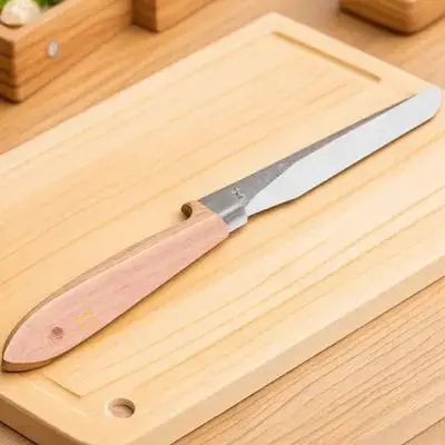 

Oil Paint Scraper Spatula Painting Tool Durable Wooden Handle Ultrathin Blade for Canvas Toning Scrapers Painting