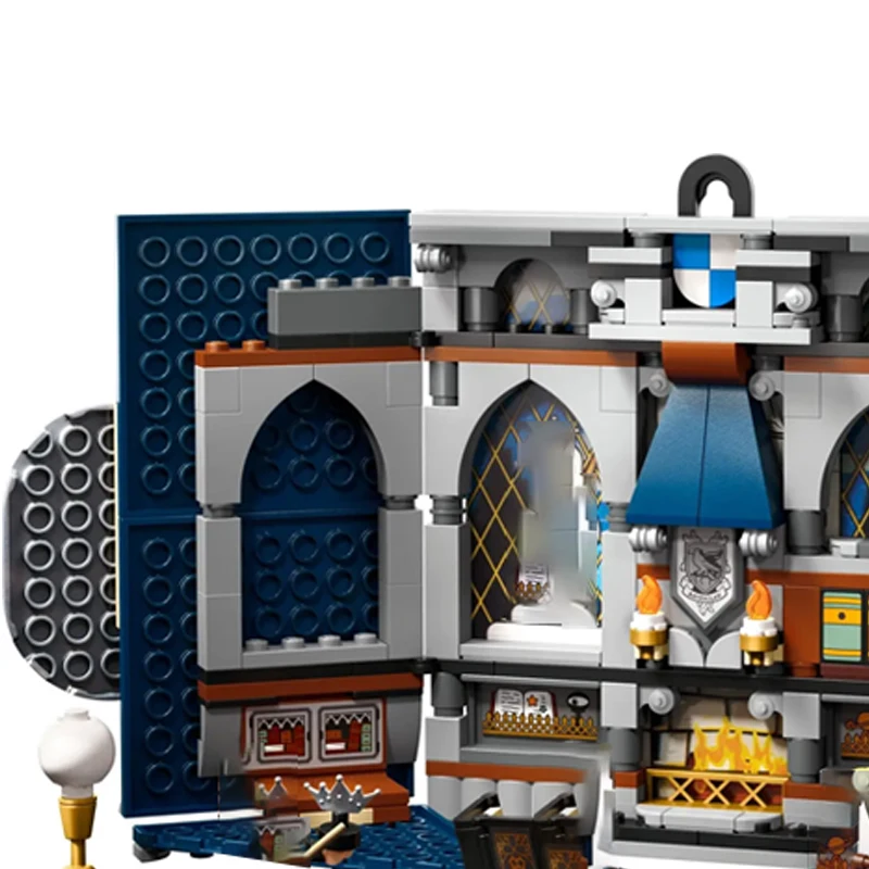 บล็อกตัวต่อโรงเรียนเวทมนตร์ รุ่นเรเวนคลอ ของสะสม ของเล่นตัวต่อสำหรับเด็ก ของขวัญวันหยุด