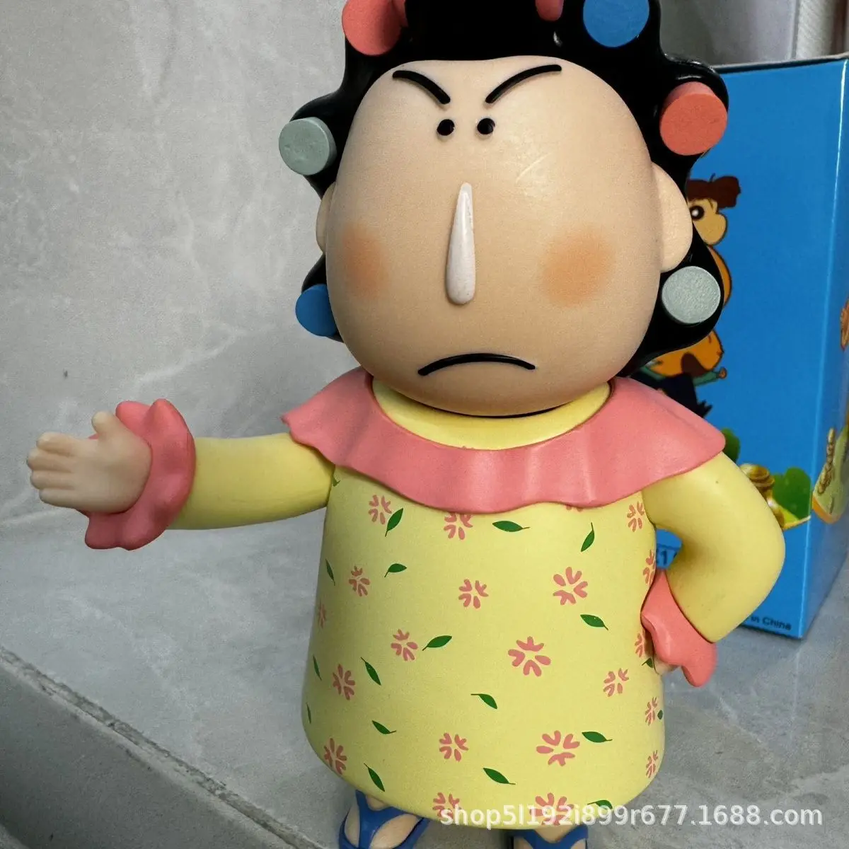 

Boxed 12cm New Anime Crayon Shin-chan Boochan Funny cosplay kawaii Figures Q Version Mode PVC Toy Model Dolls ornaments gifts