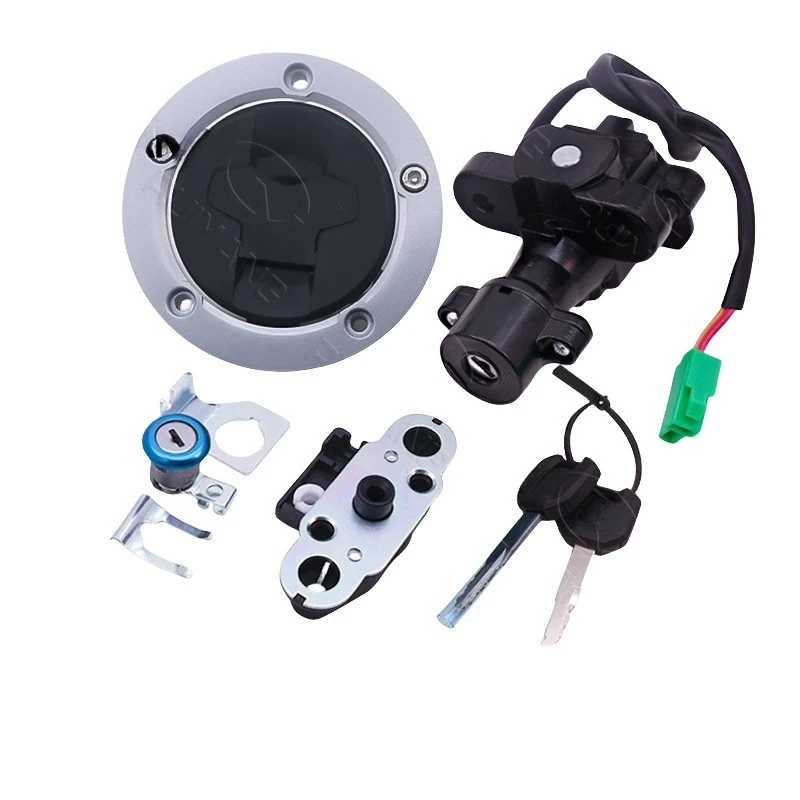 Motorcycle Ignition Switch Fuel Gas Cap Cover Seat Lock & 2 Keys For SUZUKI GSX250R GSX 250 R -A GSXR 250