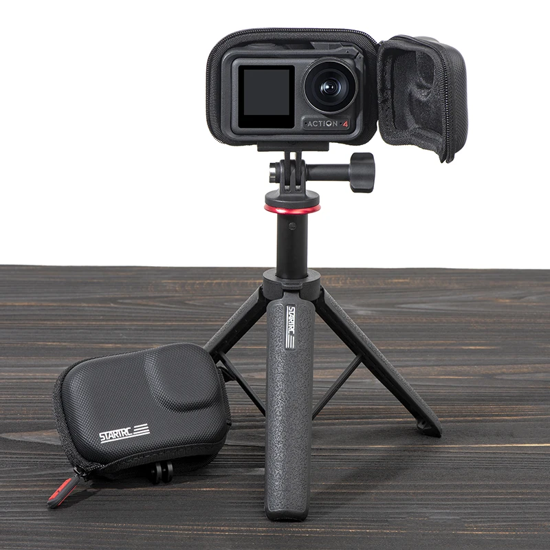 Mini Storage Bag For DJI Osmo Action 4 3 Camera Protection Zipper Carrying Case Wirst Rope Hard Shell Scrachproof Handbag Kit