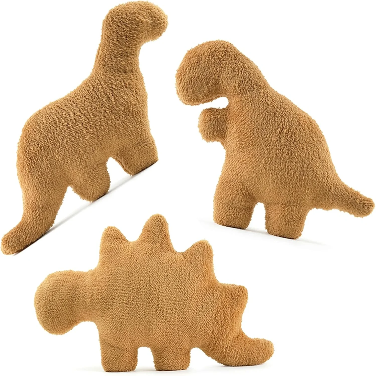 NXCHIZS Dino Nugget  Gifts for Nugget Fans-Funny Dinosaur Stuffed Animals, Chicken Nugget Plush Room Decor Birthday Gift for Boy