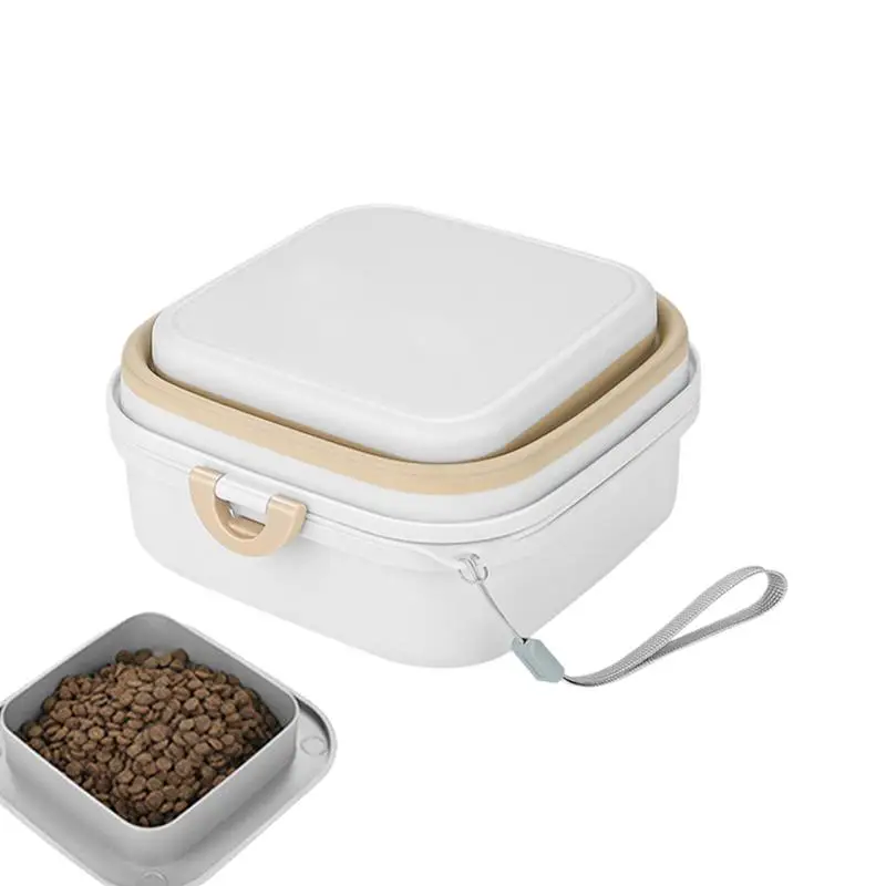

Dog Travel Bowl Food-Grade Leak-Proof Portable Dog Water Bowl With Lid Multi-Functional Cat Water Bottles For Daily Walks