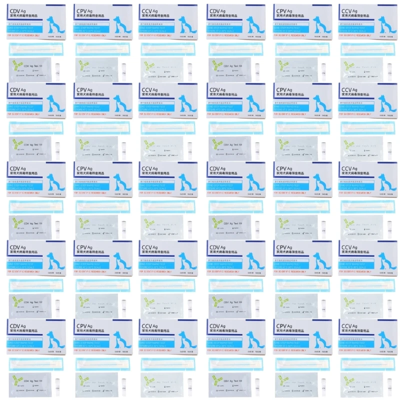 

Тест-полоски 3 в 1, наборы для тестирования здоровья собак CDV CPV CCV, тест для собак, 10 упаковок, Прямая поставка