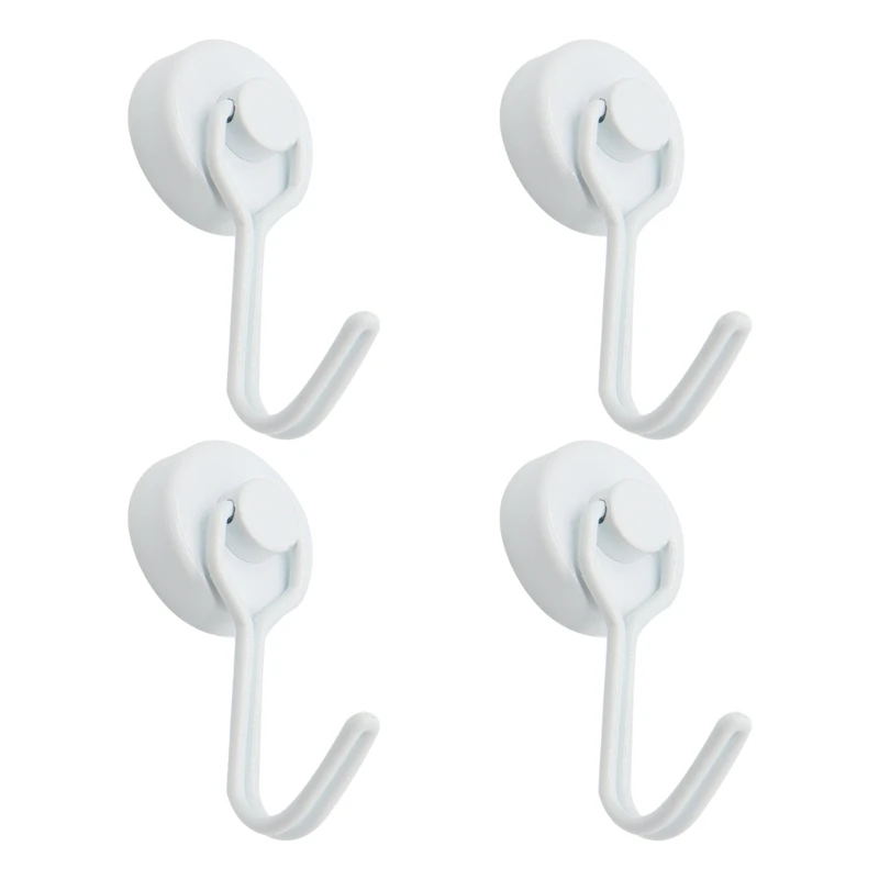 Metal Hanging Hooks 4 Pieces Wreath Hangers Rotated Hooks for Home Kitchen Bathroom Refrigerator Front Dropshipping