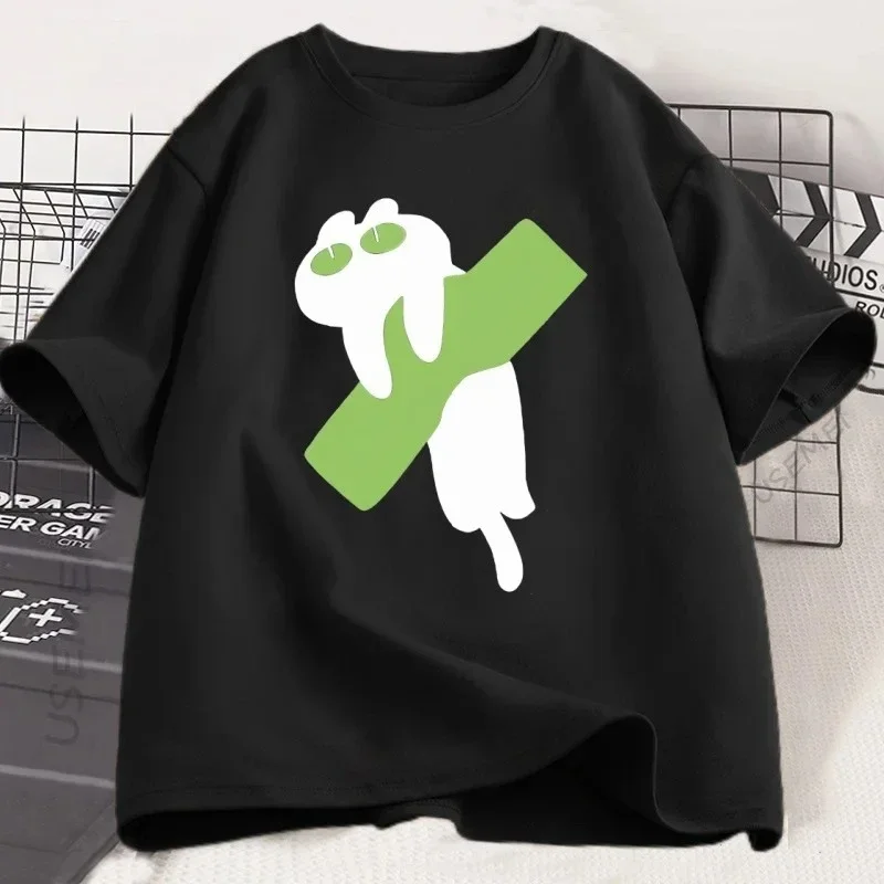 تي شيرت رجالي ونسائي مقاس كبير بأكمام قصيرة، فضفاض للترفيه، ناعم، مريح ومسامي، رياضات خارجية #2