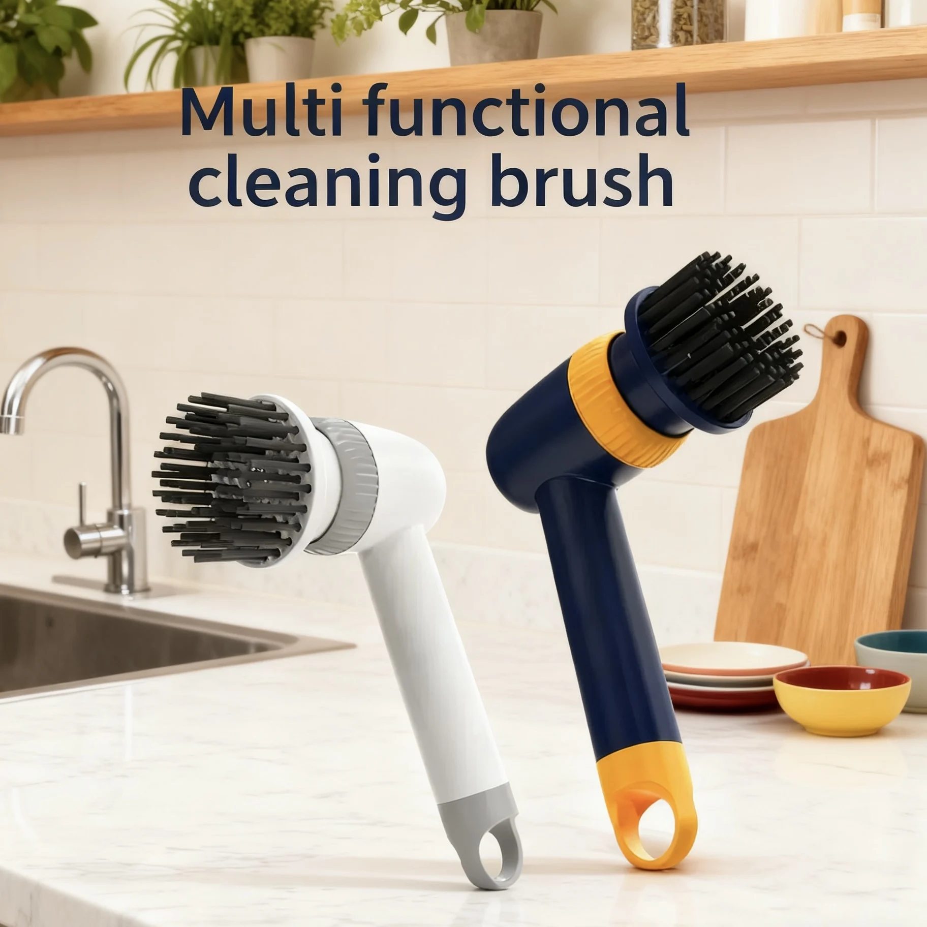 

Electric Cleaning Brush 6 in 1 Multifunctional Household Wireless Rotatable Cleaning Brush For Bathroom Kitchen Windows Toilet