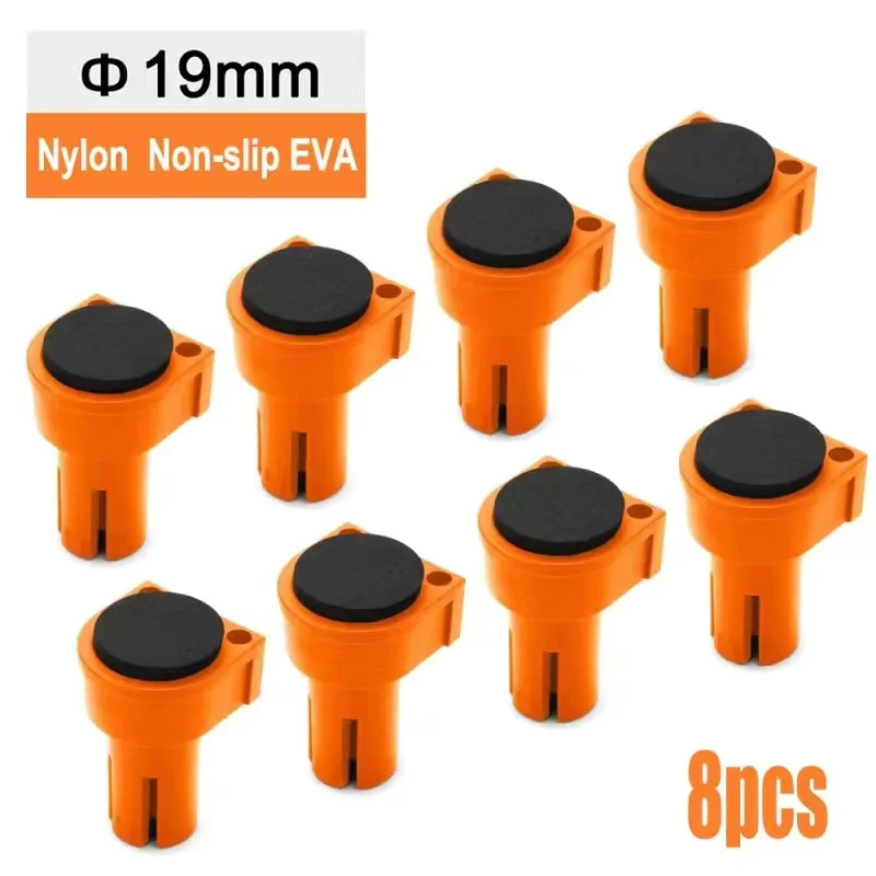 

8Pcs Workbench Peg Brake Stops Clamp 19/20mm Dogs Woodworking Table Limit Block Workbench Workshop Tools