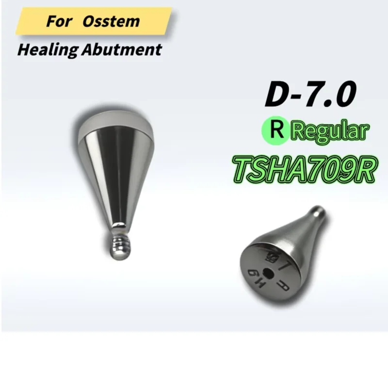 5Pcs Dentist For Osstem implant Healing Abutment TC4ELI Titanium Dental Abutment Healing Cap Customized OEM ODM Dental materials