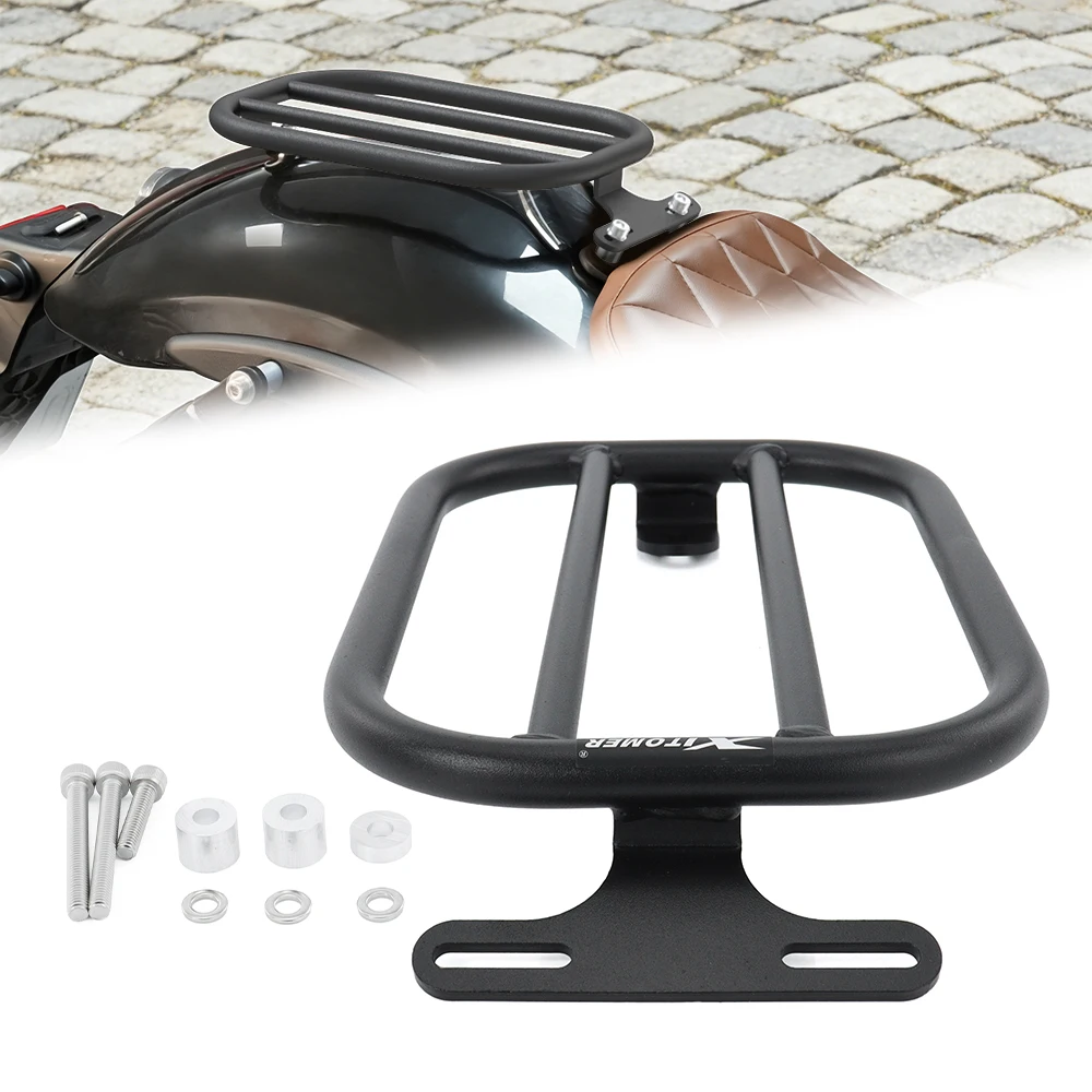 

Motorcycle Rear Fender Solo Seat Black Luggage Rack Rear Rack Bracket Support Shelf 450CL-C 2024 2025 2026 For CF MOTO