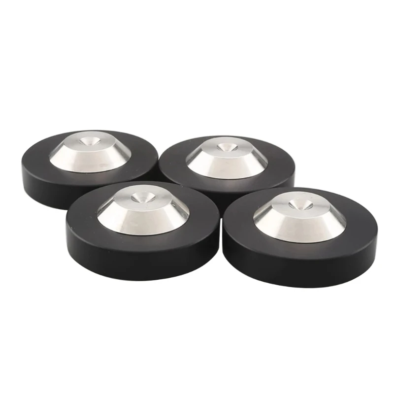 

4Pack 39x13mm Stainless Speaker AMP Isolation Feet Mat Floor Base Pad For Turntable DAC Radio Cabinet Dropship