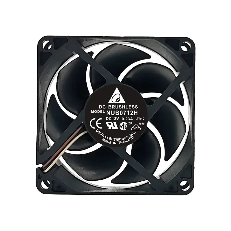 Original Delta NUB0712H 7CM 0.23A 12V Projector Cooling Fan for 7025