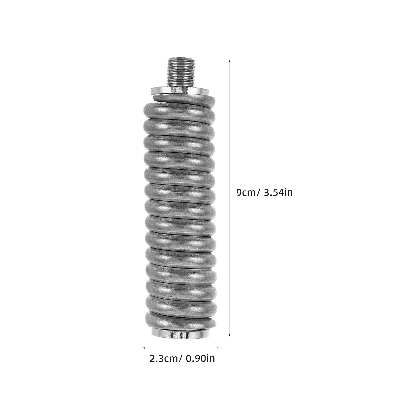 Antenna Mounting Spring 24 Thread Flex Bracket Shock Absorber Silver Replacement Vibration