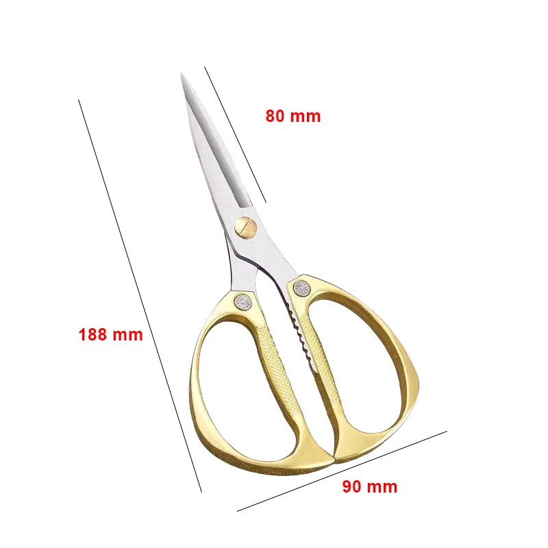 Kitchen Scissors Multi-Purpose Chicken Bone Duck Fish Cutter Shears Stainless Steel for Sharp Cooking Scissor for Poultry Safe