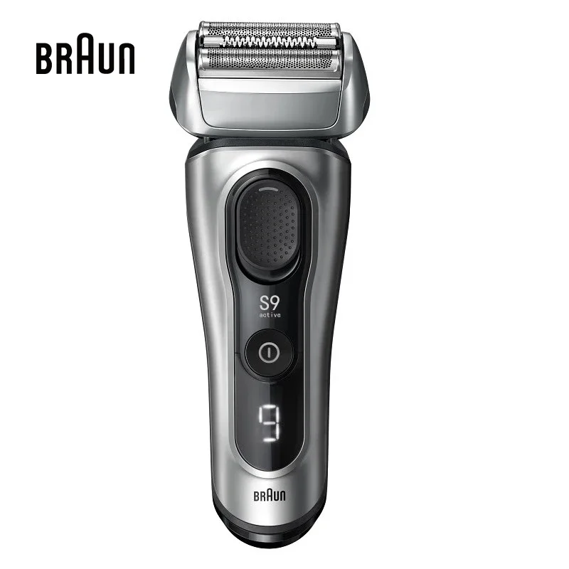 Braun S9 Active Electric Shaver 9077Cc with 5-In-1 Care Center & Charging Travel Case