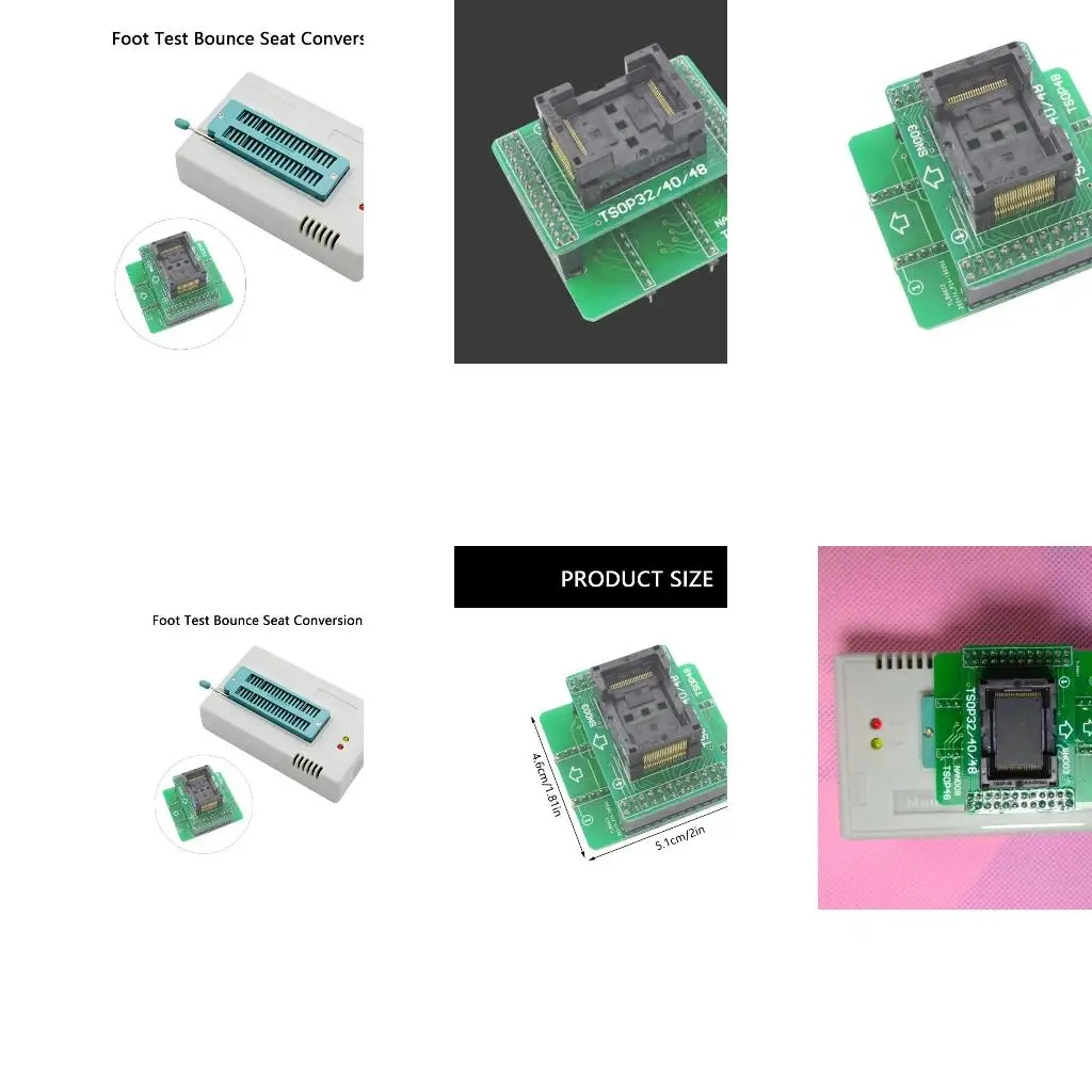 Adaptador versátil TSOP48 para TL866ii Compatibilidade Chip A4WF múltiplos chips A4WF
