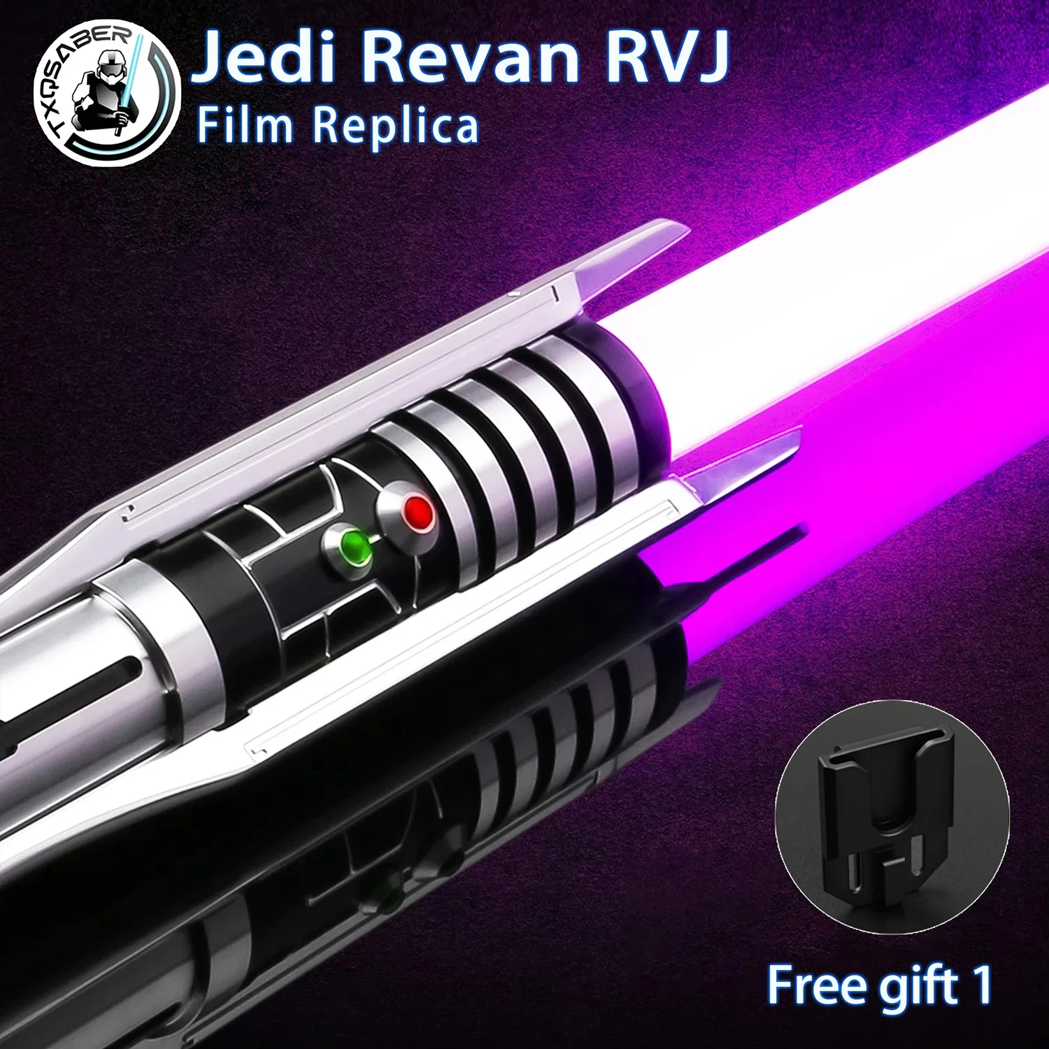 TXQSABER Jedi Revan RVJ Duel Berat Lightsaber SNV4 Profie Pedang Ayun Halus Gagang Logam RGB Laser 27Set Soundfonts FOC Jedi