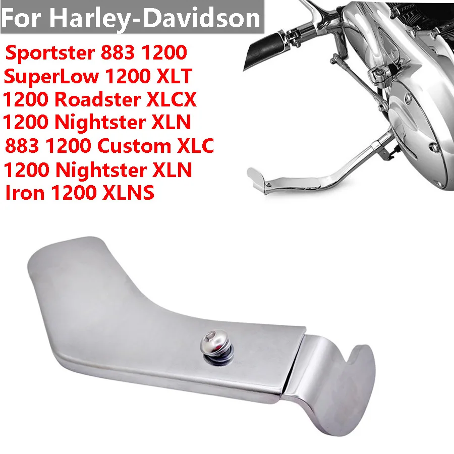 1 Set Motorcycle Stand Kickstand Extension Kit Motorbike Foot Pedal Support For Harley Davidson Sportster N/L/V Model 2004-2020