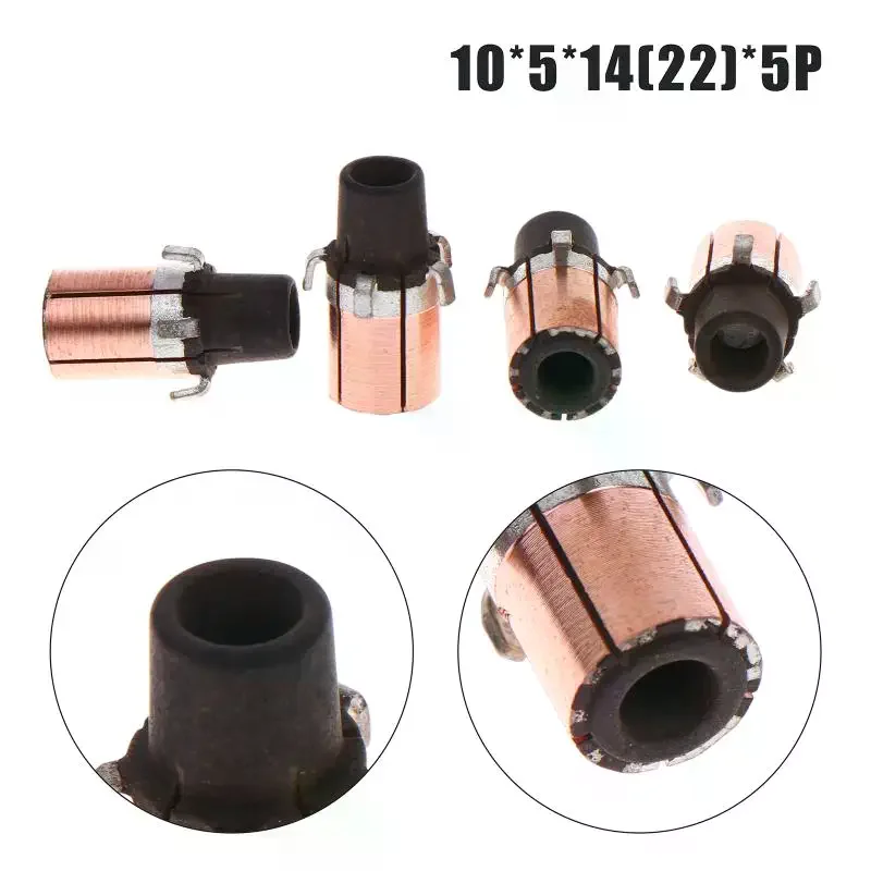 

1/5Pcs 10*5*14mm Hook-type Copper Commutator Micro Motor Commutator Rectifier Directional Copper Heads
