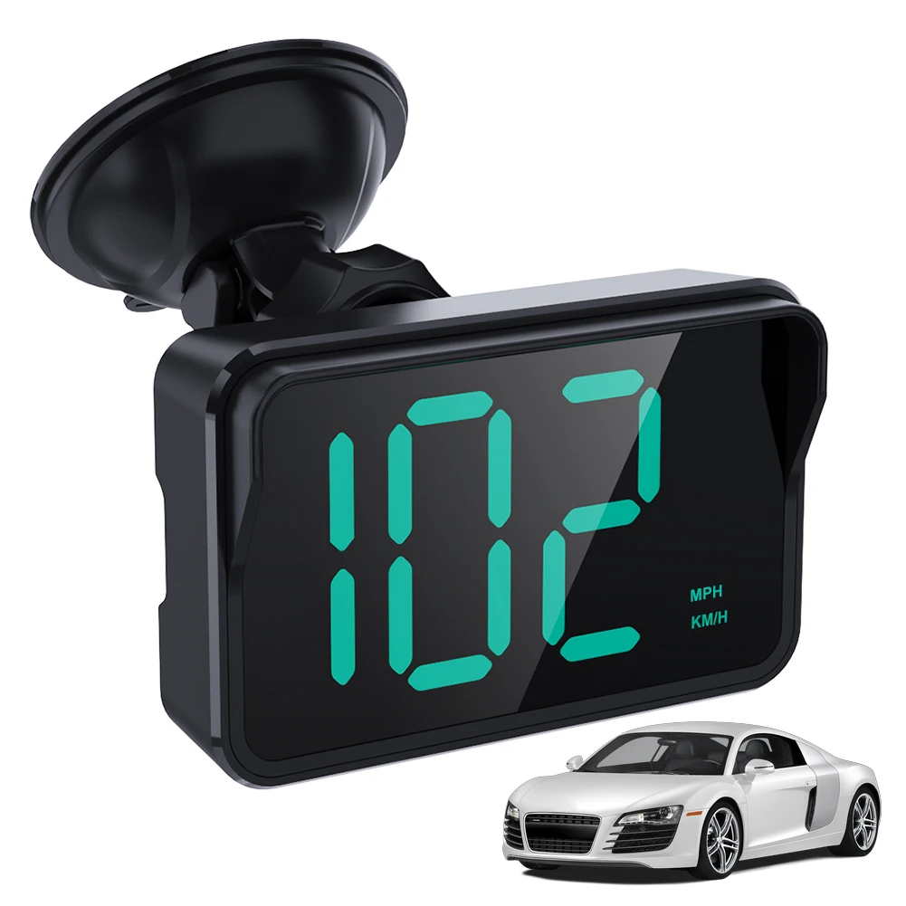 Universal Car HUD GPS Head Up Display Digital Speedometer Windshield Projector Km/h Big Font Speed Meter Auto Electronic Parts