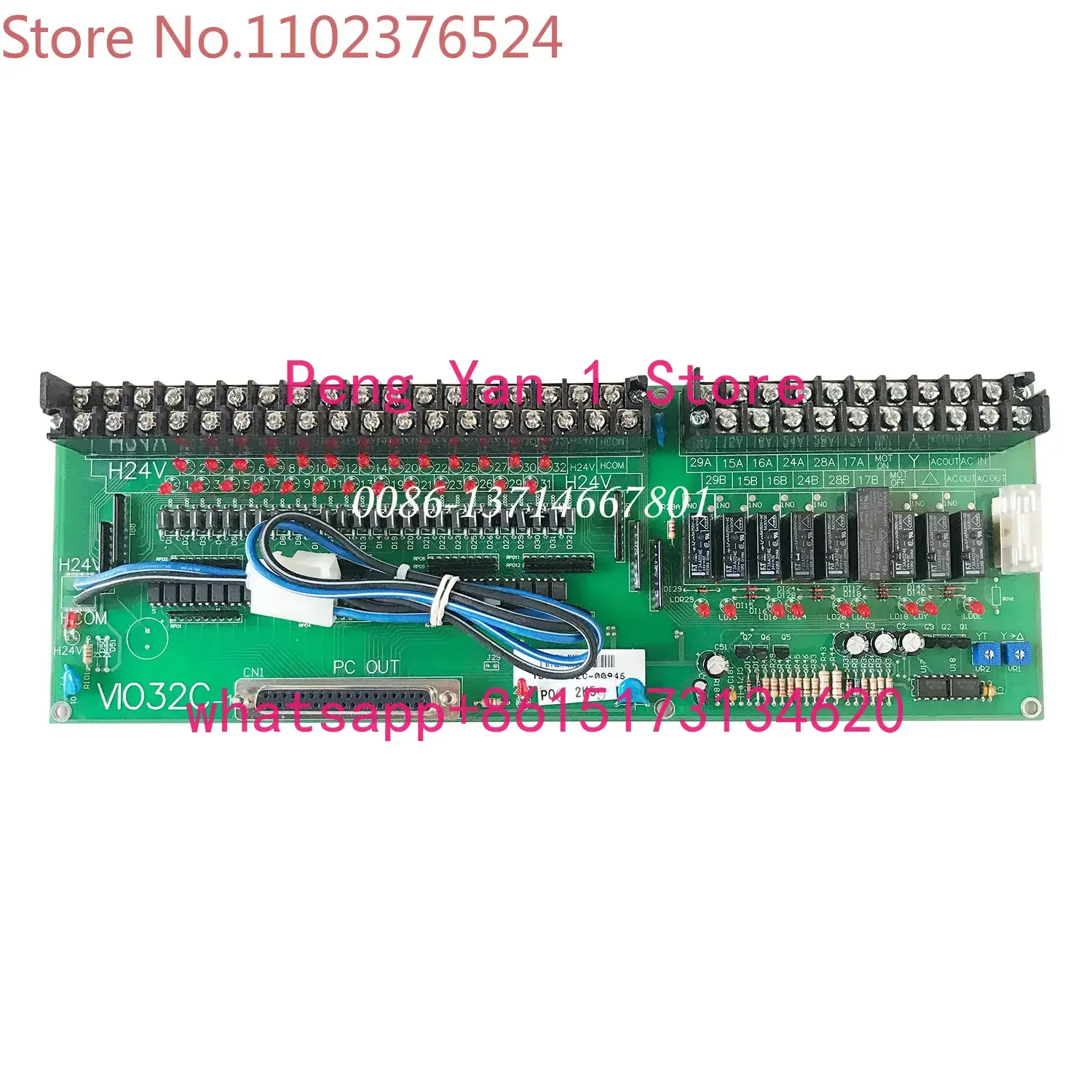 Techmation VIO32C-1 IBOVIO32C, c6000 C7000 control system IO board for Haitian  molding machine