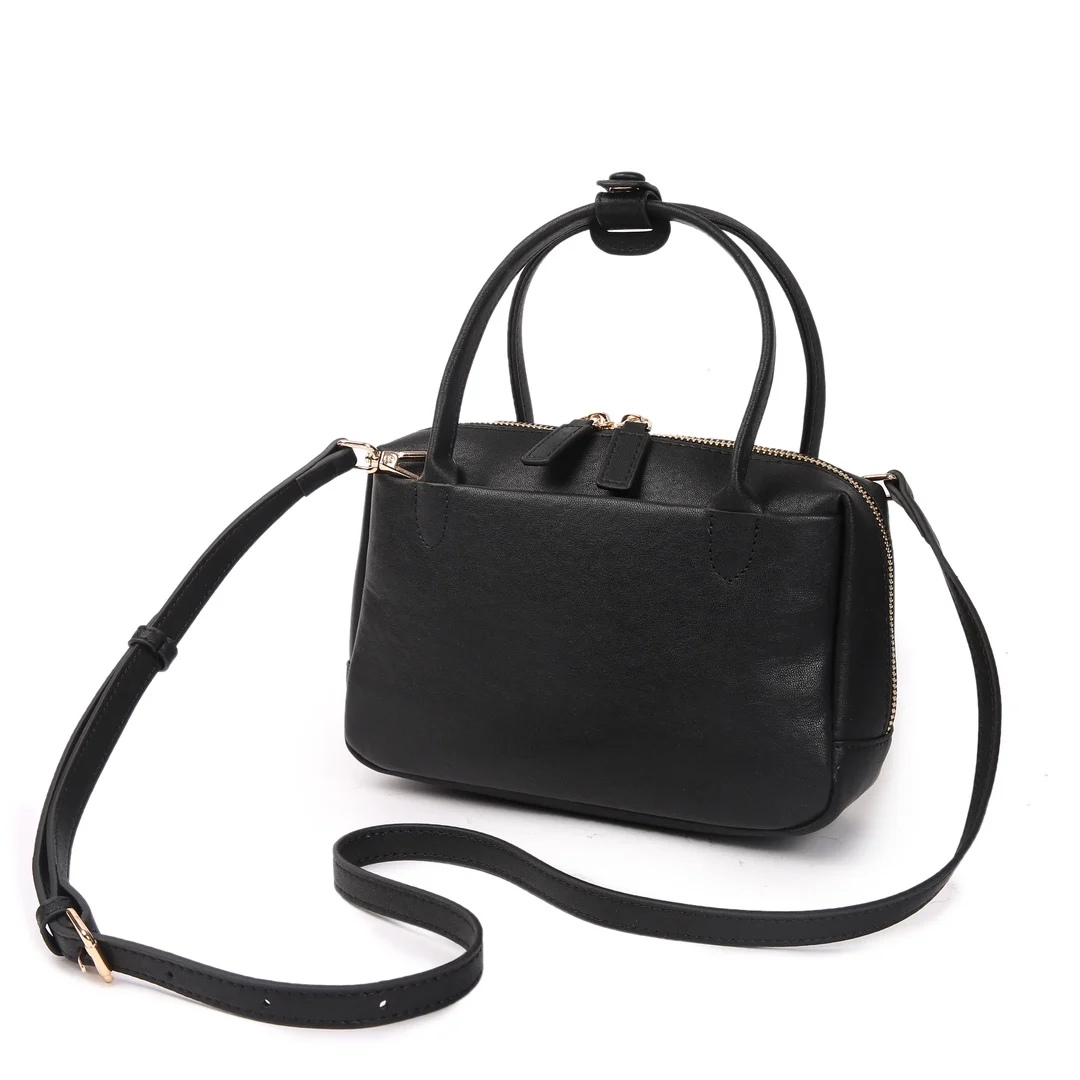 Women's Genuine Grade Cow Leather Handbags High Quality Female Fashion Retro Luxury Designer Cowhide Shoulder Crossbody Bags New