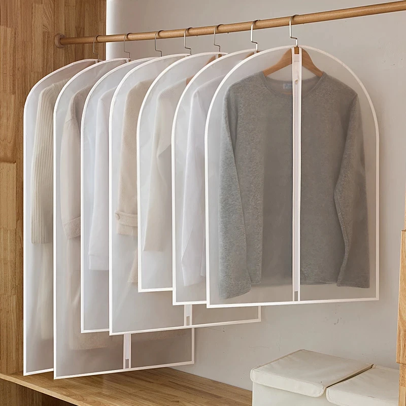 Clothes Hanging Dust cover wg Garment bags Organizer Wardrobe  Clothing Organizersedding Dress Cover Suit Coat Storage Ba