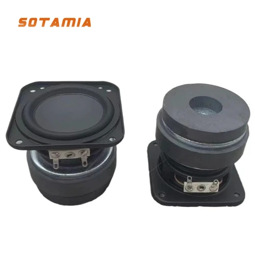 Imagen 1 del producto SOTAMIA 2 uds 2,25 pulgadas altavoz de potencia de Audio de rango completo 4Ohm 20W altavoz de lavabo impermeable altavoz de carrera larga para JBL Bluetooth