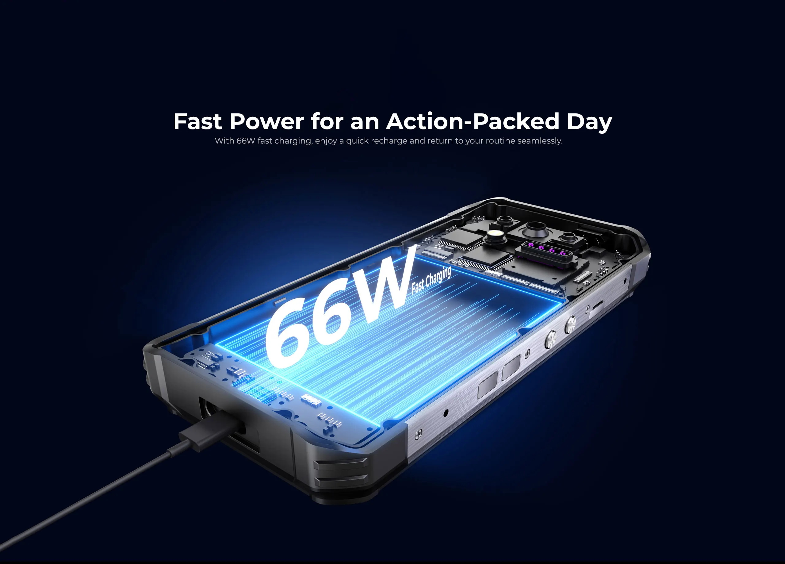Oukitel WP100 Rugged Phone 33000mAh Battery Built in Laser Rangefinder 6.8 Inch 12+24GB RAM+512GB Mobile Phone 200MP Camera NFC